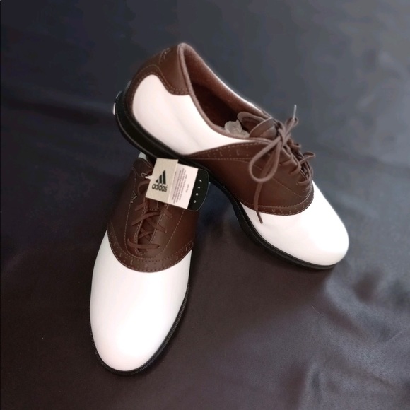 Adidas Mens Saddle Oxford Golf Shoes - Picture 1 of 3